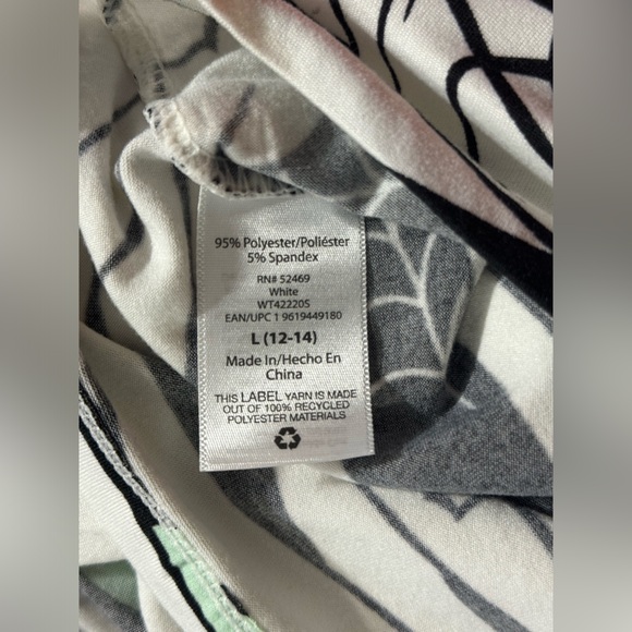 Celebrate Halloween Mummy Glow In the Dark Matching Pajama Set Sz L (12/14) - Picture 10 of 14